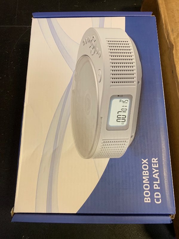Photo 1 of CD Player Portable, FELEMAN Upgraded Boombox CD Player & Bluetooth Speaker 2 in 1 Combo, Rechargeable Portable CD for Car/Home with Remote Control, FM Radio, Support AUX/USB, Headphone Jack