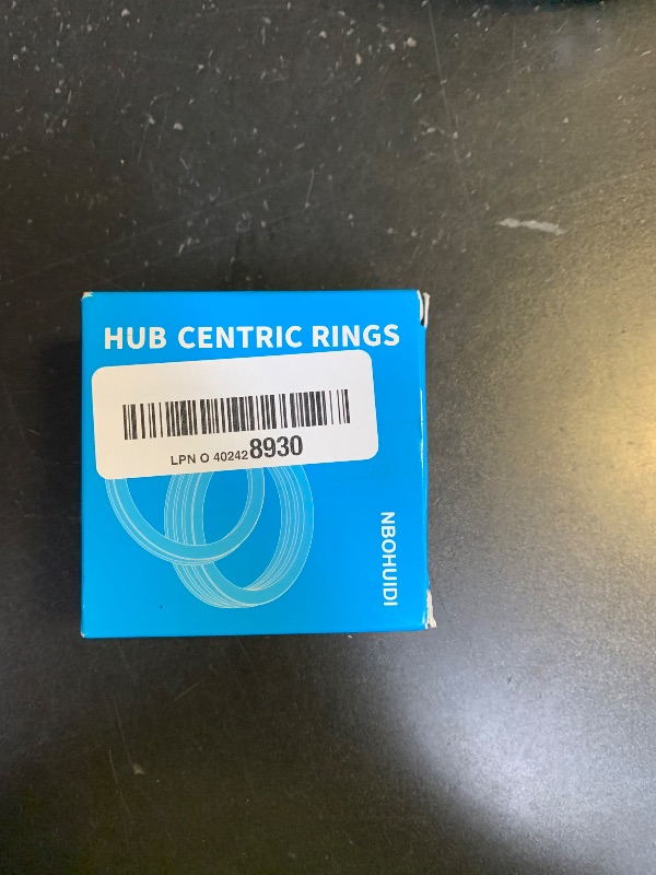 Photo 1 of NBOHUIDI Hub Centric Rings 66.1mm to 71.5mm (Pack of 4), Aluminum Alloy Wheel Hub Rings for Lexus is GS RX, Toyota Crown Reiz Mark X, Inner Diameter 66.1mm to Outer Diameter 71.5mm - Silver