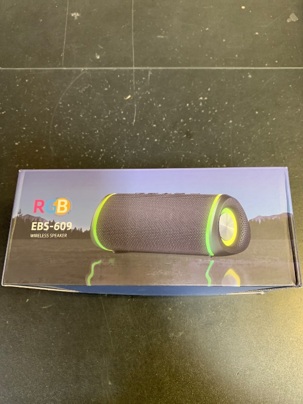 Photo 1 of Bluetooth Speaker with HD Sound, Portable Wireless, IPX5 Waterproof, Up to 20H Playtime, TWS Pairing, Bluetooth 5.3, for Home, Party, Beach, Outdoor, Electronic Gadgets, Birthday Gift (Black)