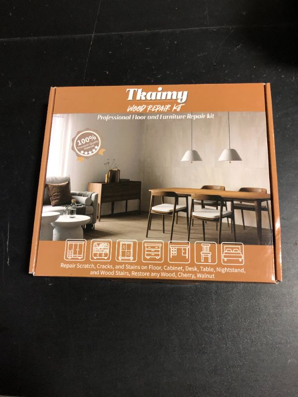 Photo 1 of Laminate Floor Repair Kit with Heat Pen, 11 Color Wood Vinyl Floor Furniture Repair Kit Linoleum Repair Hard Wax Touch Up Marker Cover Scratches, Stains, Cracks, Holes for Door, Cabinet, Table.