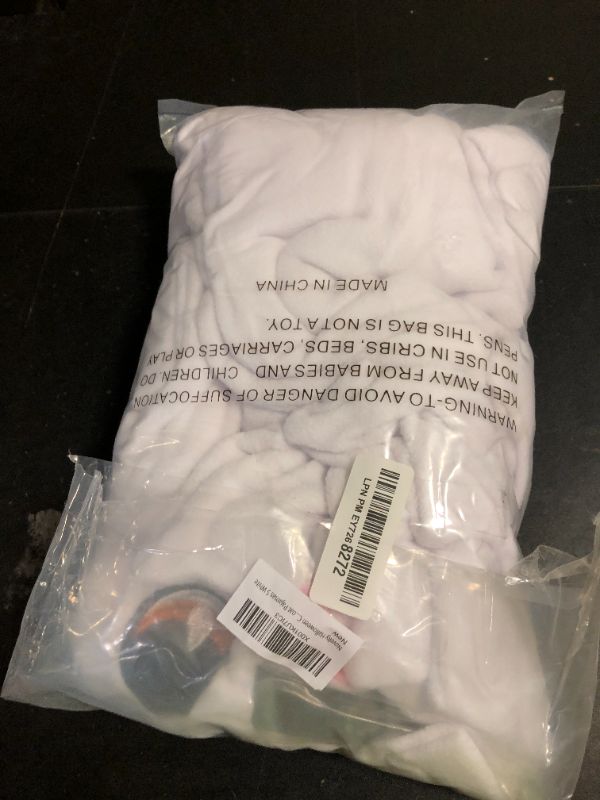 Photo 1 of Novelty Halloween Costume Polar Fleece Animal Cosplay Goat Pajamas S White