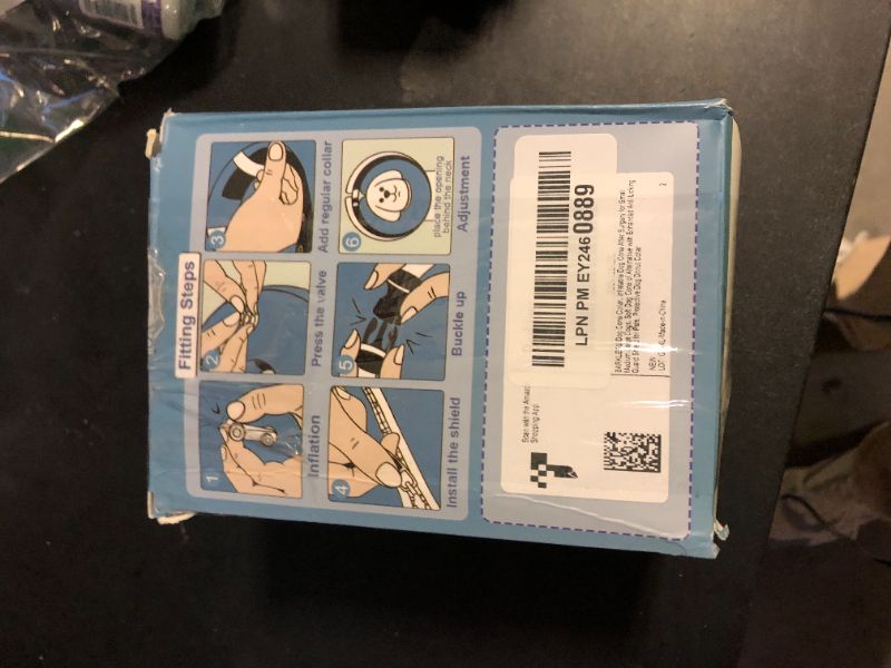 Photo 1 of BARKLESS Dog Cone, Inflatable Dog Cone After Surgery for Large Breeds, Soft Surgery Collar with Enhanced Anti-Licking Guard Shield for Pets, Patented Protective Donut Collar