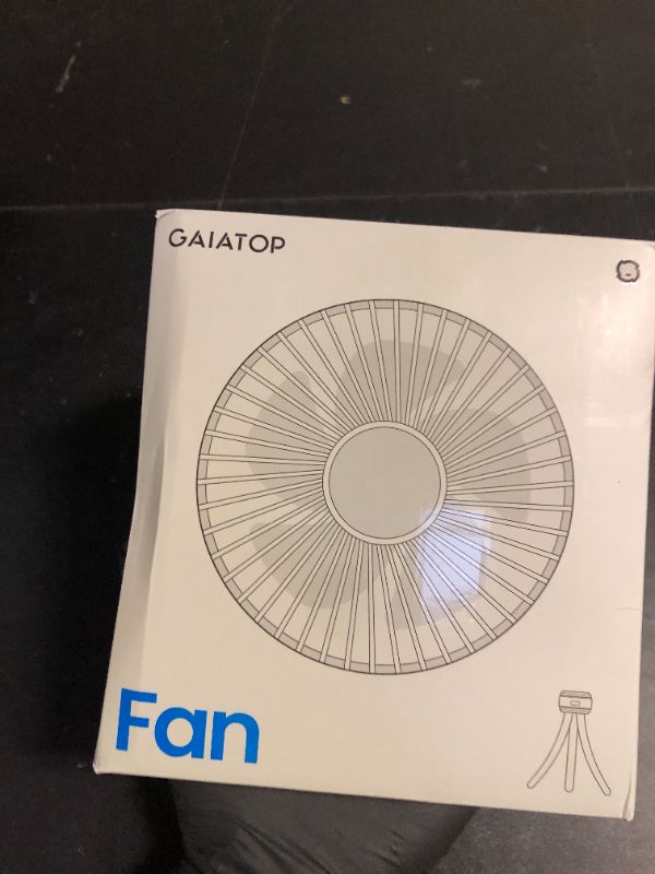 Photo 1 of Gaiatop Mini Portable Stroller Fan, Battery Operated Small Clip on, Detachable 3 Speed Rechargeable, 360° Rotate Flexible Tripod Better Cooling for Car Seat Crib Treadmill Travel White
