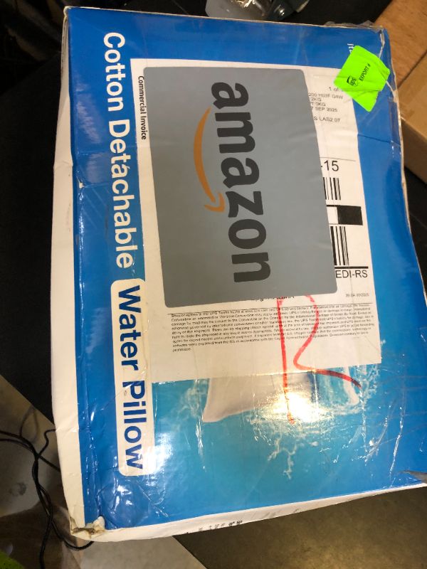 Photo 1 of Itartshion® The Innovator of Water Pillow,100% Cotton, 500 Thread Count, Adjustable, Ultra-Soft, Machine Washable, Pillow for Neck Pain Relief, Ideal for All Sleep Positions