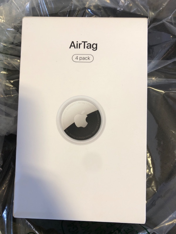 Photo 1 of Apple AirTag. Keep Track of and find Your Keys, Wallet, Luggage, Backpack, and More. Simple one-tap Set up with iPhone or iPad