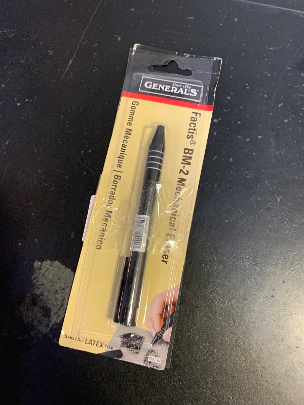 Photo 1 of GENERAL PENCIL CO. GPBM2-BP GPBM2-BP Factis Pen Style Eraser Carded