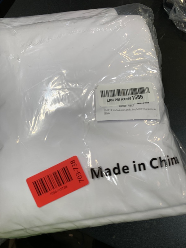 Photo 1 of 10x10FT White Backdrop Curtains for Parties - White Wedding Backdrop for Baby Shower Birthday Photo Home Party Curtains Backdrop 5x10FT 2 Panels, One size