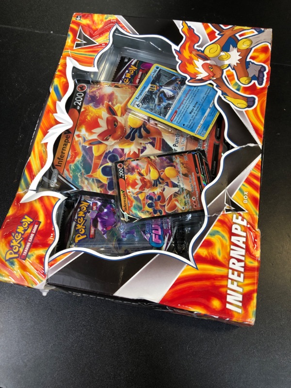 Photo 1 of Pokemon Lost Origin Infernape V Box Set: 4 Booster Packs + promos!