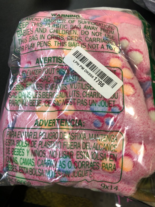 Photo 1 of 1 Pack 3 Blankets Fluffy Premium Fleece Soft Pet Blanket Flannel Throw for Cat Dog Puppy (Small 23x16'', Paw-White/Pink/Brown)