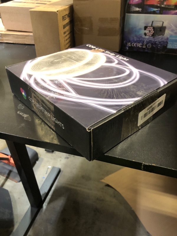 Photo 1 of 100FT COB Led Strip Lights, Uniform 6500K COB Rope Light,Bright Daylight White lights,High Density,App/Remote Control,Indoor 24V Cuttable Cabinet Lights for Bedroom,Bookshelf,Showcase,Kitchen