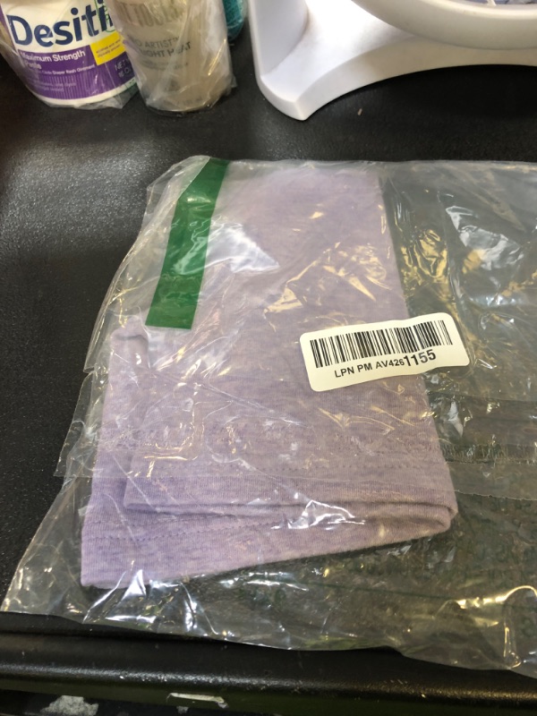 Photo 1 of 100% Organic Cotton Neck Gaiter - All Season Mens Womens Wide 2 in 1 Headband Loop Infinity Scarf Purple