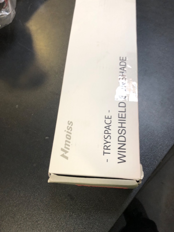 Photo 1 of [2025 Upgraded] Nmoiss Windshield Sunshade Umbrella Car - [Vinyl Coating Heat Shield] Protect Car from Sun Rays & Heat Damage Keep Cool and Protect Interior X-Small (52" L x 28" W)