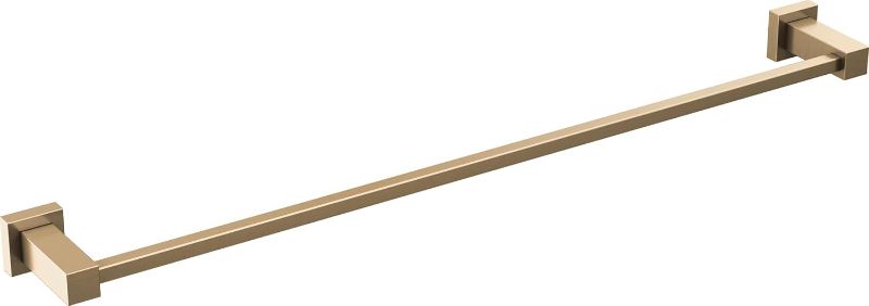 Photo 1 of Delta Faucet Velum 24-Inch Single Towel Bar, Gold Bathroom Towel Holder, Wall Mounted Towel Rack, Towel Hanger, Champagne Bronze IAO20824-CZ