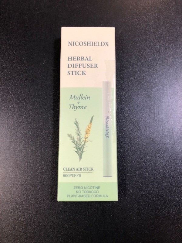 Photo 1 of Herbal Diffuser Stick - Non Electric - Plant-Based Lifestyle Tool with Mullein, Thyme & Mint for Lung Cleasing Refreshing Oral Comfort, Up to 600 Uses