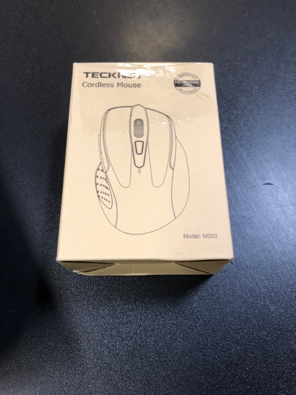 Photo 1 of TECKNET Wireless Mouse, 2.4G Ergonomic Optical Mouse, Computer Mouse for Laptop, PC, Computer, Chromebook, Notebook, 6 Buttons, 24 Months Battery Life, 4000 DPI, 6 Adjustment Levels