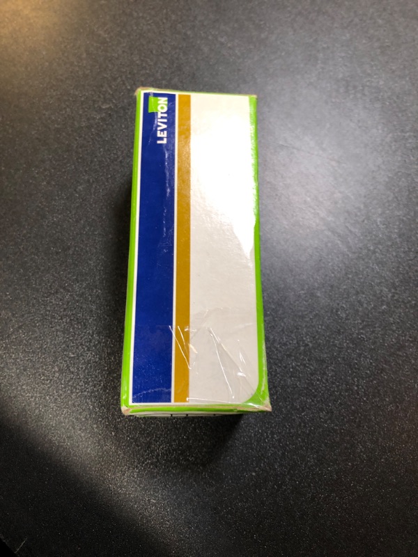 Photo 1 of Leviton 15 Amp, 120/277 Volt AC Decora Plus Rocker, Single-Pole, Double Throw, Center OFF, Commercial Grade, Self Grounding, 5657-2W, White
