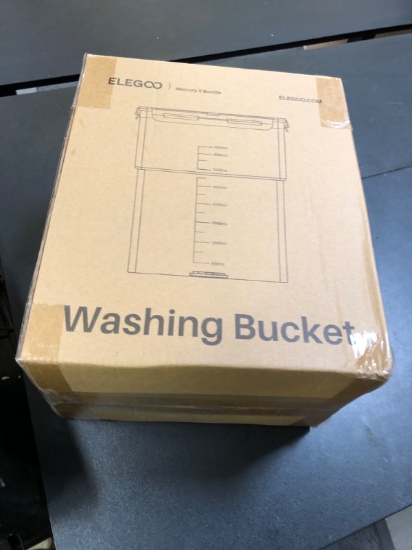 Photo 1 of ELEGOO Washing Bucket for ELEGOO Mercury X/XS Bundle Washing and Curing Station, with 7000ML Large Capacity