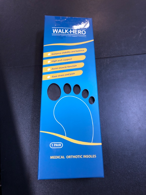 Photo 1 of Plantar Fasciitis Insoles for Men Women - Orthotics Inserts, Shoe Insoles Arch Support Flat Feet Inserts Work Boot Insoles for Standing All Day (Mens 9-9 1/2 | Womens 11-11 1/2)