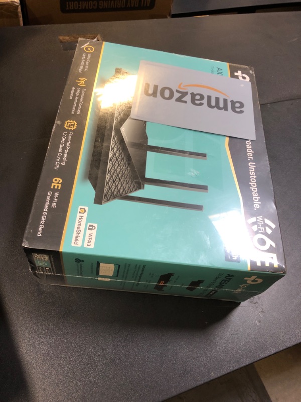 Photo 1 of TP-Link AXE5400 Tri-Band WiFi 6E Router (Archer AXE75), 2025 PCMag Editors' Choice, Gigabit Internet for Gaming & Streaming, New 6GHz Band, 160MHz, OneMesh, Quad-Core CPU, VPN & WPA3 Security