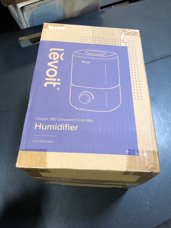 Photo 1 of LEVOIT Top Fill Humidifiers for Bedroom, 2.5L Tank for Large Room, Easy to Fill & Clean, 28dB Quiet Cool Mist Air Humidifier for Home Baby Nursery & Plants, Auto Shut-off and BPA-Free for Safety, 25H