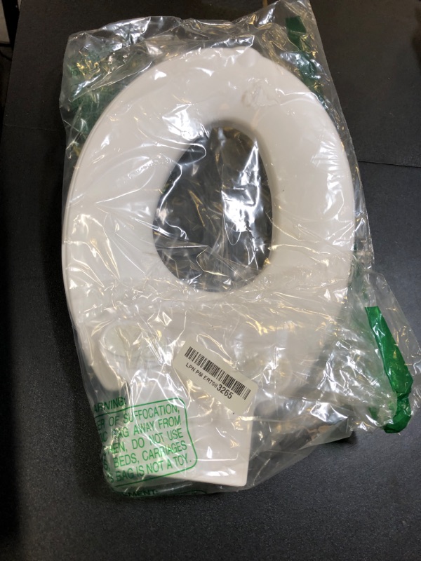 Photo 1 of Ingenuity: ity by Ingenuity Flip & Sit Potty Seat (White) – Easy to Set Up & Remove Potty Training Seat That Attaches to Adult Toilet Seat