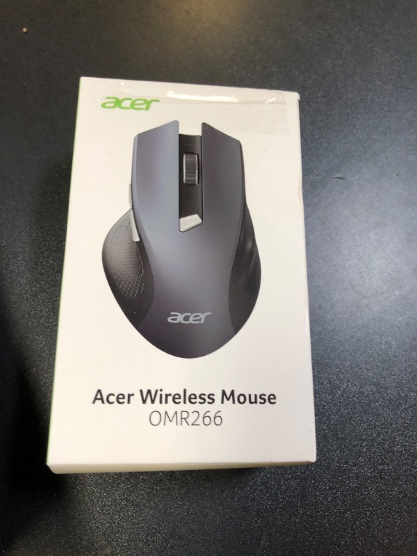 Photo 1 of acer Wireless Mouse for Laptop, 2.4GHz Computer Mouse 3 Adjustable DPI Office Cordless USB Mice with USBA Receiver, 6 Buttons, 1600 DPI, Medium to Large Sized Hands Compatible with PC, Laptop, Desktop