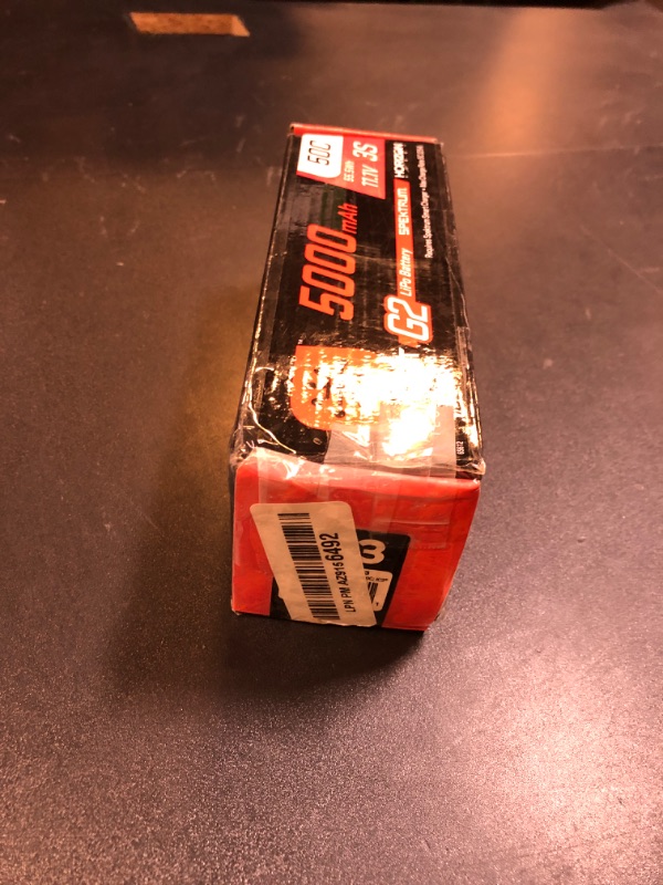 Photo 1 of Spektrum 11.1V 5000mAh 3S 50C Smart LiPo G2 Hard Case: IC3, SPMX53S50H3