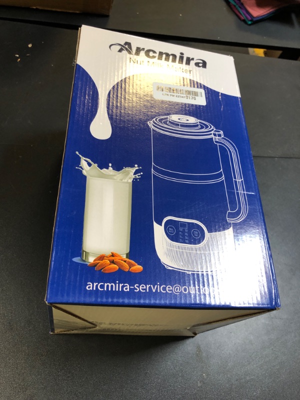 Photo 1 of 8 in 1 Nut Milk Maker, 8 Blade 35oz Homemade Almond, Oat, Coconut, Soy, Plant Based Milks and Non Dairy Beverages, Soy Milk Maker Machine with Delay Start/Keep Warm/Self-Cleaning/Boil Water