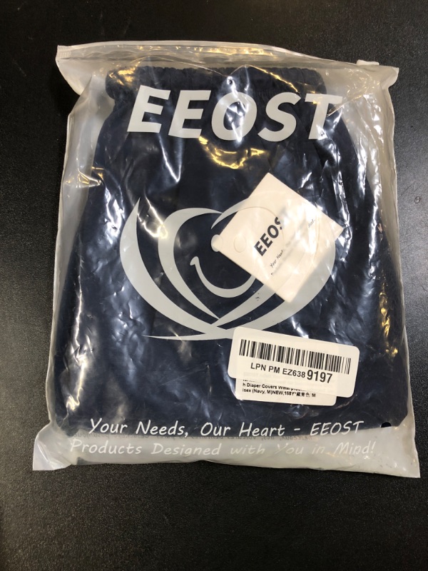 Photo 1 of EEOST Adult Reusable Swim Diapers Special Needs Swimwear for Incontinence Cloth Diaper Covers Waterproof,Leakproof, Unisex (Navy, M)