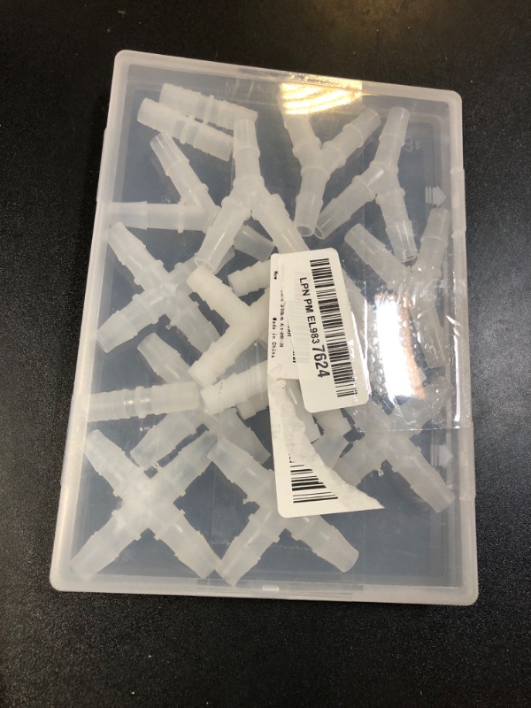 Photo 1 of Joywayus Hose Barb Fitting,3/8" Barbed Tee Y 3 Way Cross 4 Way Splicer Adapter,20 Pcs Union Fitting Kit