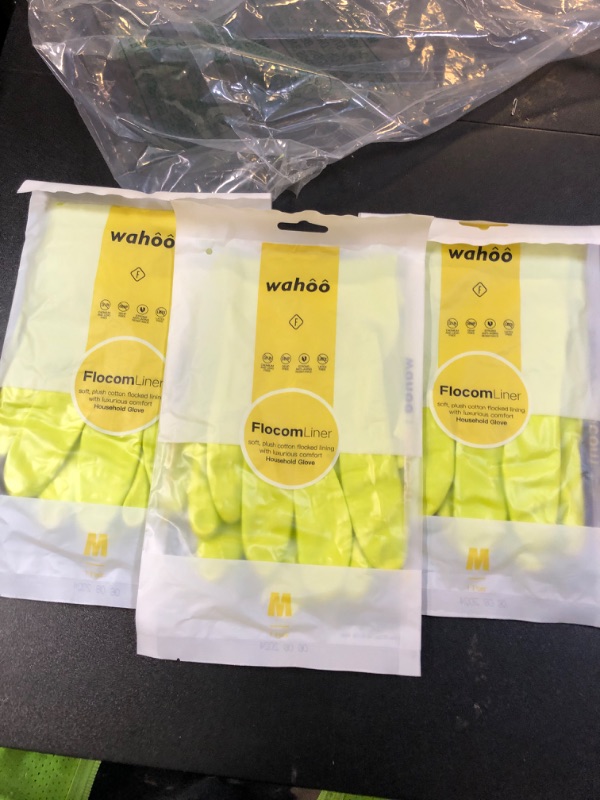 Photo 1 of 3 Pack Household Gloves Medium 