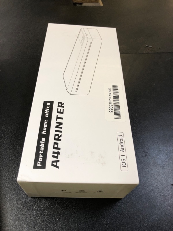 Photo 1 of vretti P83 Portable Printers Wireless for Travel, A4 Portable Thermal Printer, Mobile Inkless Printer Compatible with Phone & Laptop, Supports 8.5 x 11 US Letter for Car School Office Home Use, White