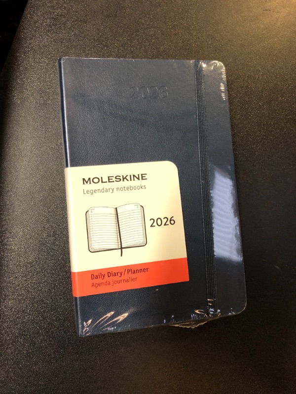Photo 1 of Moleskine Classic 12 Month 2026 Daily Planner, Soft Cover, Pocket (3.5" x 5.5"), Sapphire Blue, 400 pages