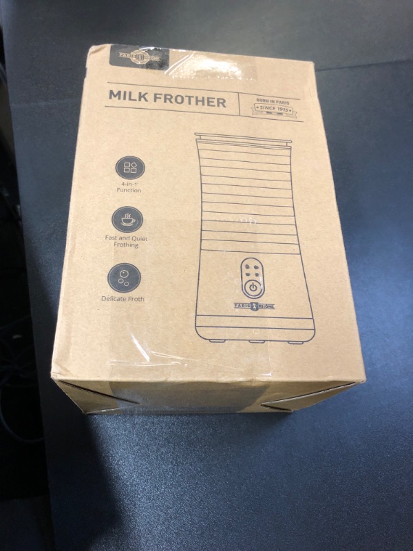 Photo 1 of Milk Frother, 4-in-1 Milk Steamer and Frother, Hot & Cold Foam Milk Warmer with Temperature Control, Auto Shut-Off Frothers for Coffee, Latte, Cappuccino, Macchiato