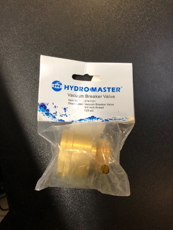 Photo 1 of HYDRO MASTER Vacuum Breaker Valve,Hose Bib Backflow Preventer, 3/4 Inch, Brass Finish