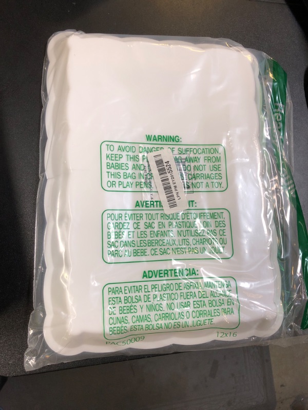 Photo 1 of Plasticpro Plastic Serving Trays - Serving Platters Rectangle 9X13 Disposable Party Dish 4 White