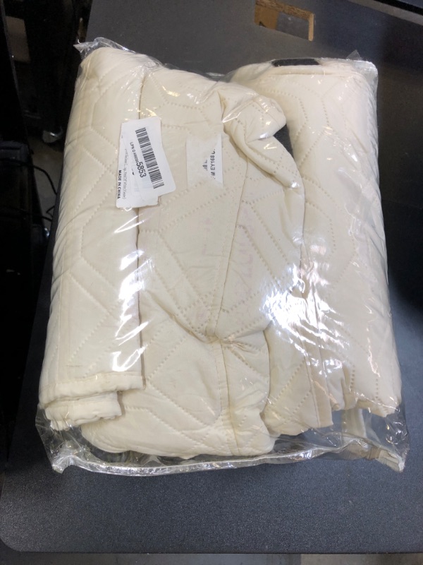 Photo 1 of VANSOFY Waterproof Recliner Couch Covers, Sofa Covers 1-Piece Washable Reclining Sofa Cover Non-Slip Furniture Protector with Elastic Straps Pocket for Dogs, Pets(Creamy White,3 Seater)