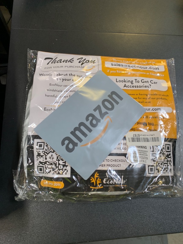 Photo 1 of EcoNour Car Windshield Sun Shade | 2025 Upgraded Innovative No-Light-Pass Technology for Maximum Coverage | Foldable Sun Shade Keeps Your Vehicle Cool | Must-Have Car Accessories | Small (59" x 29")