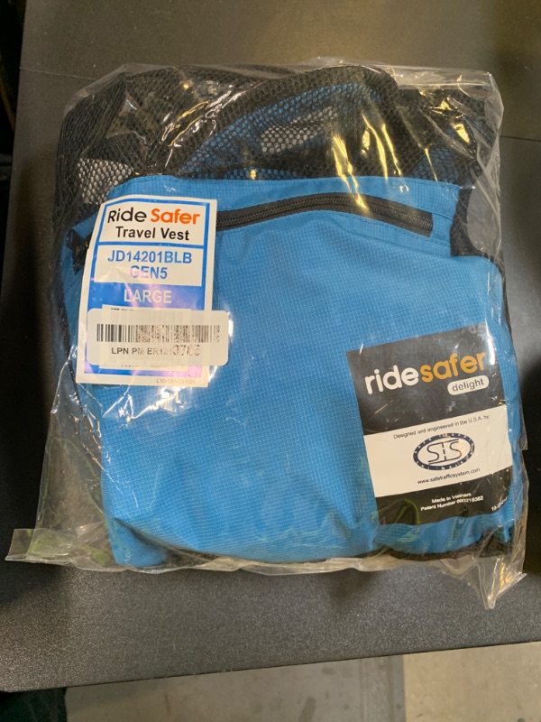 Photo 1 of RideSafer - Large Blue, Lightweight, Compact, Portable Car Seat - Perfect for Travel and Everyday Child Safety