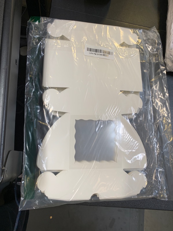 Photo 1 of ROSPAKTEK 40 Pack White Bakery Boxes 4x4x2 Inches Cookies Boxes Mini Bundt Cake Boxes Pie Boxes Cinnamon Roll Treat Boxes Chocolate Truffle Boxes Party Wedding Favor