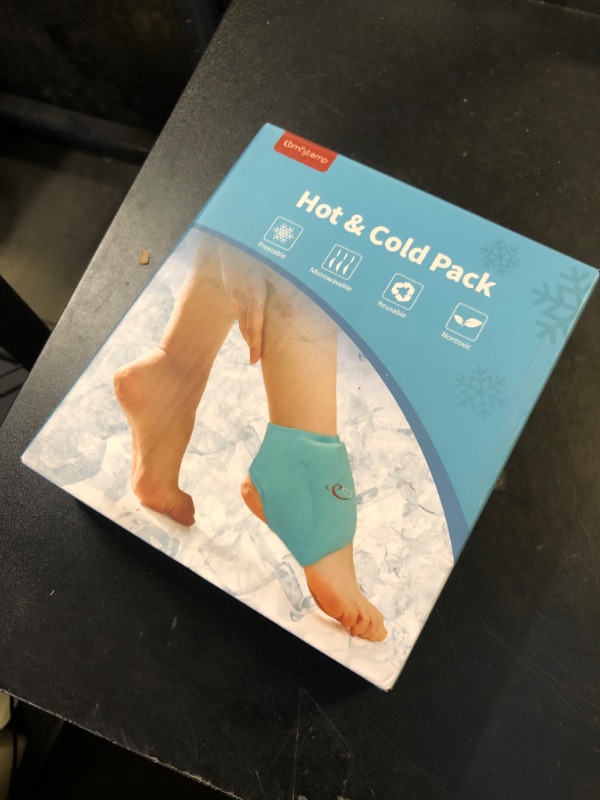 Photo 1 of Comfytemp Ankle Ice Pack Wrap for Swelling, Plantar Fasciitis, FSA Eligible, Foot Pain Relief, Reusable Gel Cold Compress Ankle Brace for Injury, Achilles Tendonitis, Gifts for Men Women Elderly, 1Pcs
