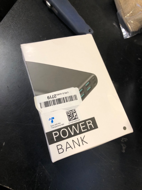 Photo 1 of Portable Charger 38800mAh,LCD Display Power Bank,5 USB Outputs Battery Pack Backup, USB-C in&out Dual Input Phone Charging Compatible with iPhone 16/15/14/13 Pro/12,Android Samsung Galaxy Pixel Nexus