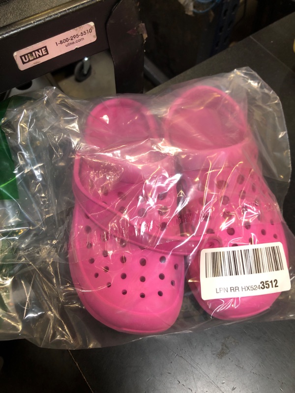 Photo 1 of Nedaan Kids Girls Boys Clogs Garden Shoes Toddler Slip on Sandals Children Water Shower Beach Pool Slippers Rosered SIZE 2
