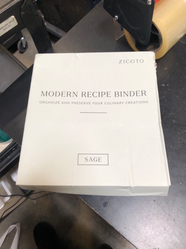 Photo 1 of Aesthetic Recipe Binder with Waterproof Cover - The Perfect Recipe Book with Plastic Sleeves to Write in Your Own Recipes - Quality Blank Cookbook Binder, Cards incl.
