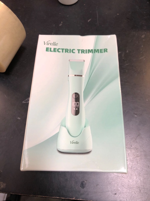 Photo 1 of Bikini Trimmer for Women - Painless Waterproof Electric Razor Remover Foil Shaver for Leg, Body, Armpit & Facial Hair, Cordless with Ceramic Blade,USB Charging Dock, Travel Size, Gifts for Her, Purple