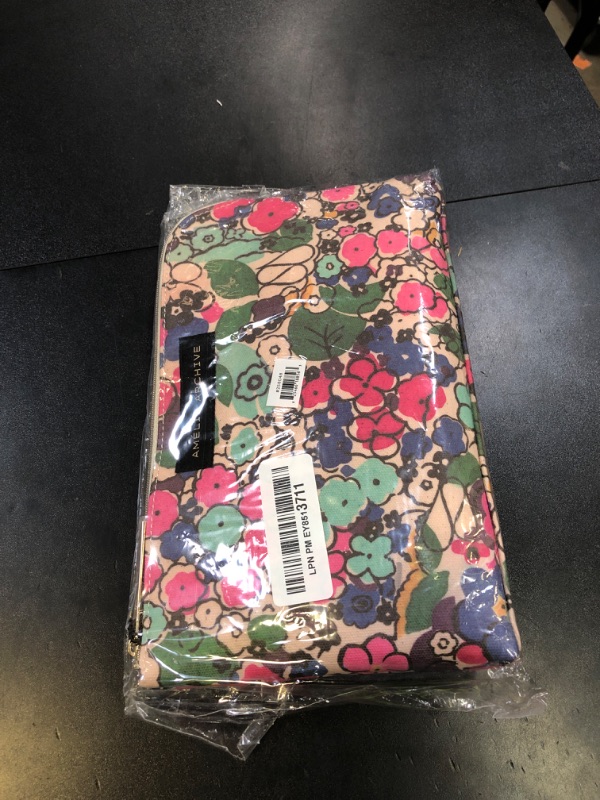 Photo 1 of AMÉLIN ARCHIVE Canvas Zipper Pouch, Vintage Inspired Pencil Case for Adults, Travel Toiletry Bag, Small Pouch Bag for Supplies, Makeup or Toiletries (Florale)