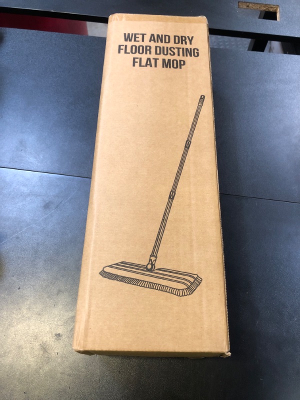 Photo 1 of Microfiber Flip Mop,Masthome Flat Mop with Stainless Steel Handle,Mops for Floor Cleaning and 4 Reusable Washable Mops Pads,Wet & Dry Dust Mopping for Hardwood,Vinyl,Laminate,Tile Cleaning