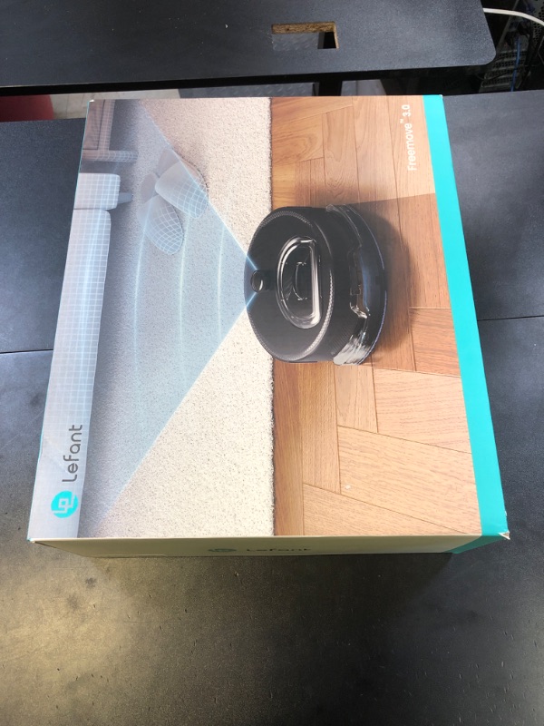 Photo 1 of Lefant LiDAR Robot Vacuum and Mop, 450ml Visible Dustbin, Upgraded 190° PSD Obstacle Avoidance, Customized Cleaning, Multi-Floor Mapping, 150 Mins Runtime, WiFi/Alexa/APP, Pet Hair & Carpets, M330 Pro