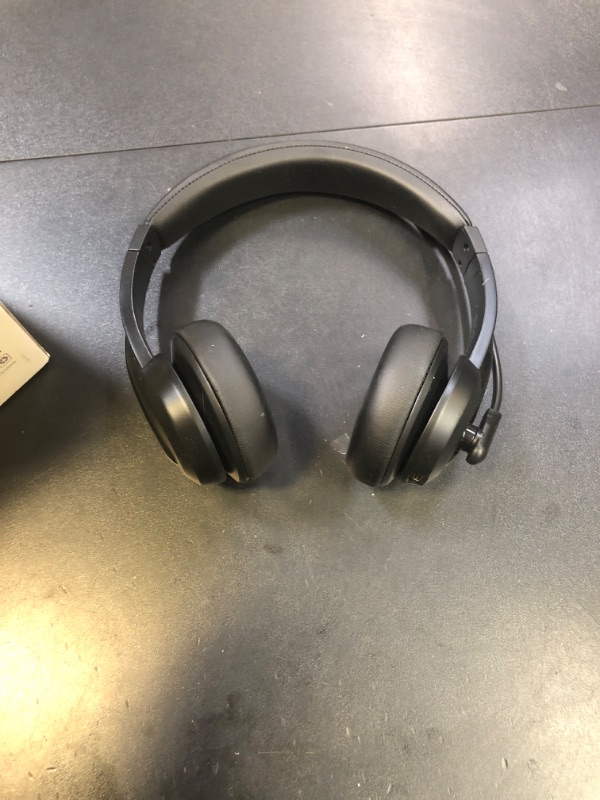 Photo 1 of Wireless Headset with Mic for Work with AI Noise Cancelling Mic for Clear Calls, Bluetooth V5.3 Headphones with Microphone to USB A/C Dongle & Mic Mute for Computer Laptop PC iPhone (Black)