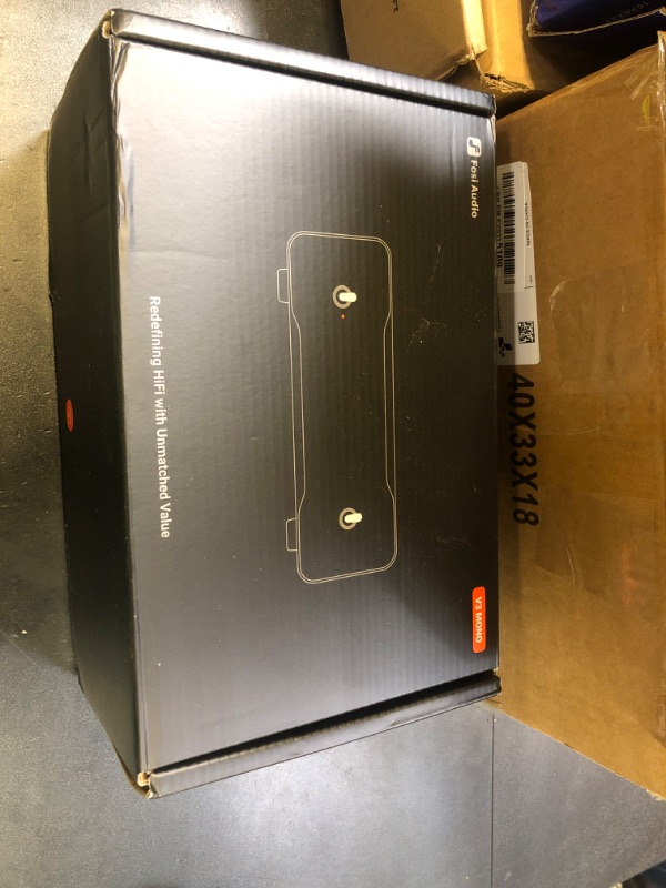 Photo 1 of Fosi Audio V3 Mono Power Amplifier for Home Audio Speakers, Mini Monoblock Class D Amp with TPA3255, 240W for HiFi Home Theater AVR Receiver Component, RCA/XLR Balanced Inputs 48V/5A Power